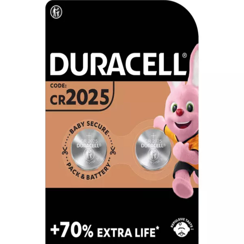 Pile Plate Duracell - CR2025 +70% Extra Life