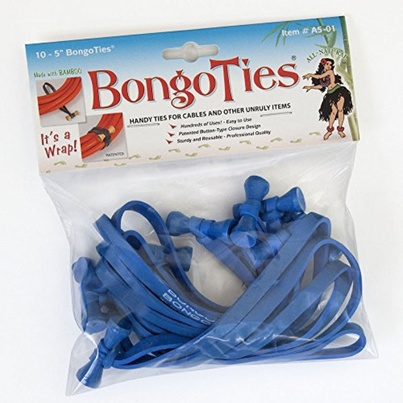 Paquet de Bongo Ties Bleu