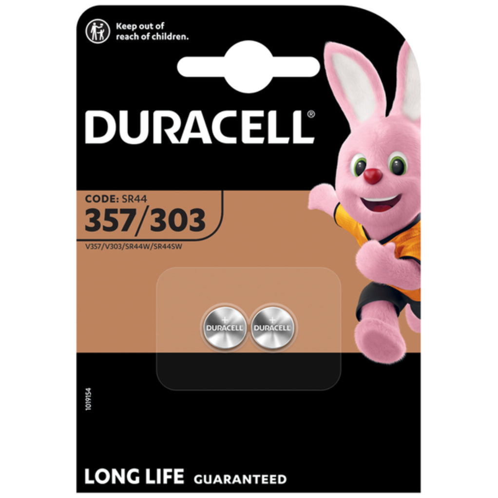 Pile plate Duracell - 357/303 Long Life