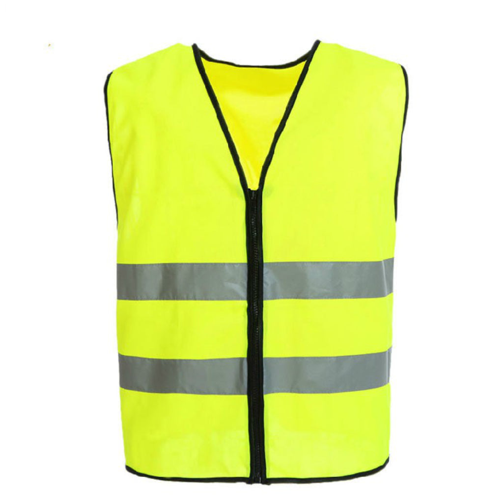 Gilet de circulation fluo "en tournage"