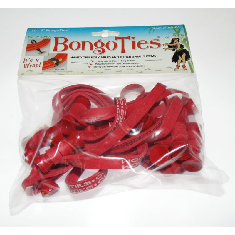 Paquet de Bongo Ties Rouge
