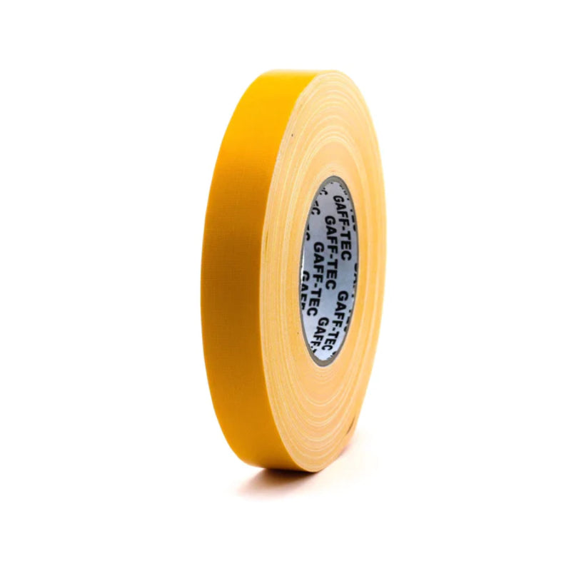 Rouleau adhésif gaffer jaune