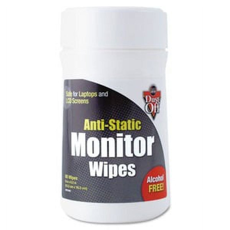 Lingettes Dust Off monitor wipes / lingettes anti statiques