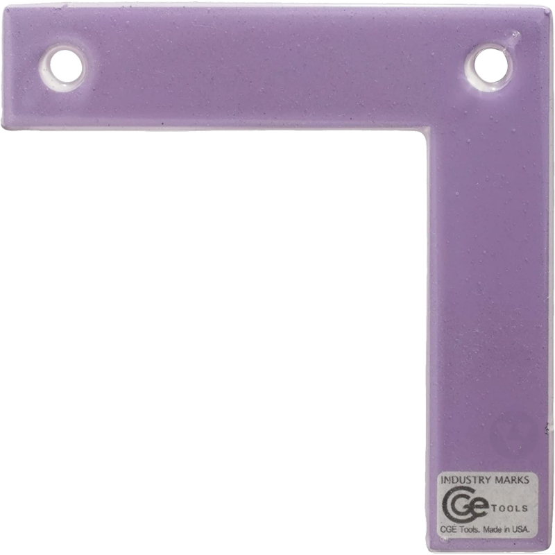 L-Marker PVC réutilisable