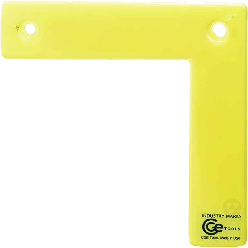 L-Marker PVC réutilisable