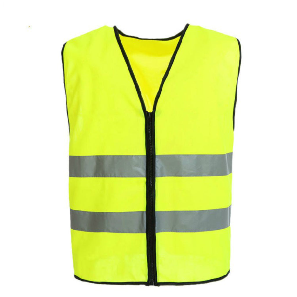 Fluorescent traffic vest "on filming"