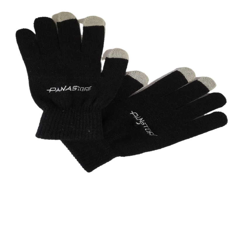 Black tactile glove